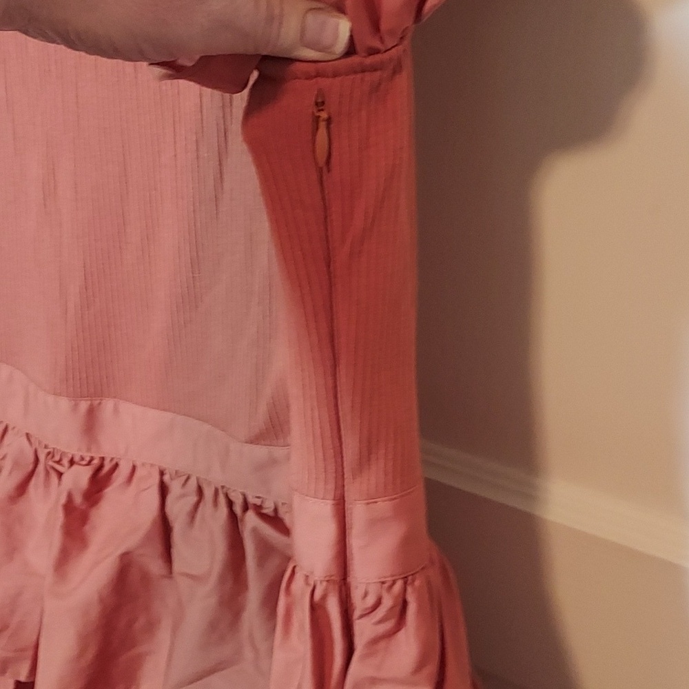 Ulla Johnson Hanna Tiered Ruffle Mini Dress Auburn - Picture 10 of 16